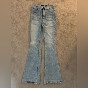 Veronica Beard Light Blue Flare Jeans